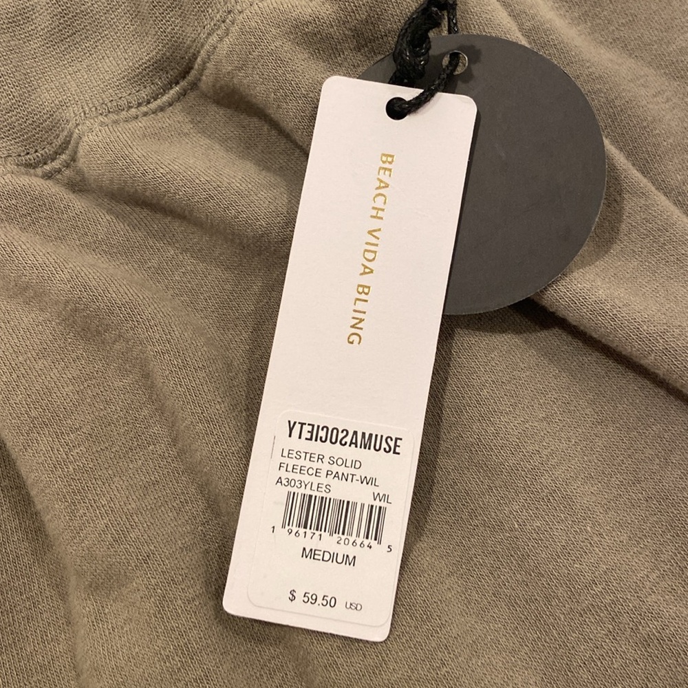Amuse Society Fleece Pant - Picture 2 of 5